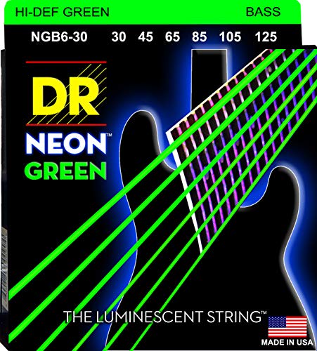 Dr Cordes Ngb630 30–125 Medium Lot fabriqué à la main Neon Vert haute définition avec revêtement à 6 cordes Cordes de contrebasse - Les Beatles, Paul McCartney, John Lennon, RIngo Starr, George Harrison Dr Cordes Ngb630 30–125 Medium Lot fabriqué à la main Neon Vert haute définition avec revêtement à 6 cordes Cordes de contrebasse