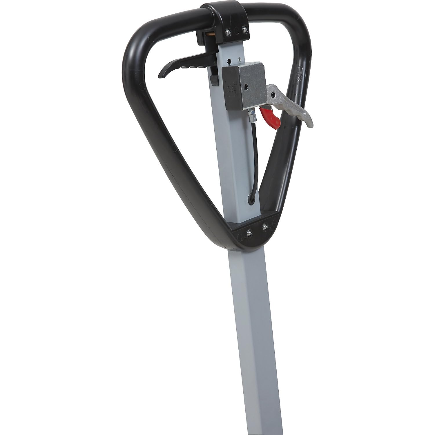eurokraft pro | Paletthubwagen | Polyurethan Rollen, mit Fahr- und Feststellbremse, Gabellänge 1150 mm