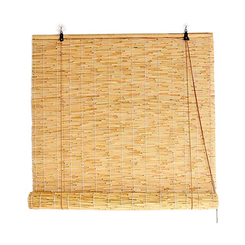 XYNH Rideau en Bambou - Store Venitien Bois - Store Enrouleur en Exterieur,imperméable À l'eau,Parasol,Isolation Thermique,Store pour Terrasse Cover