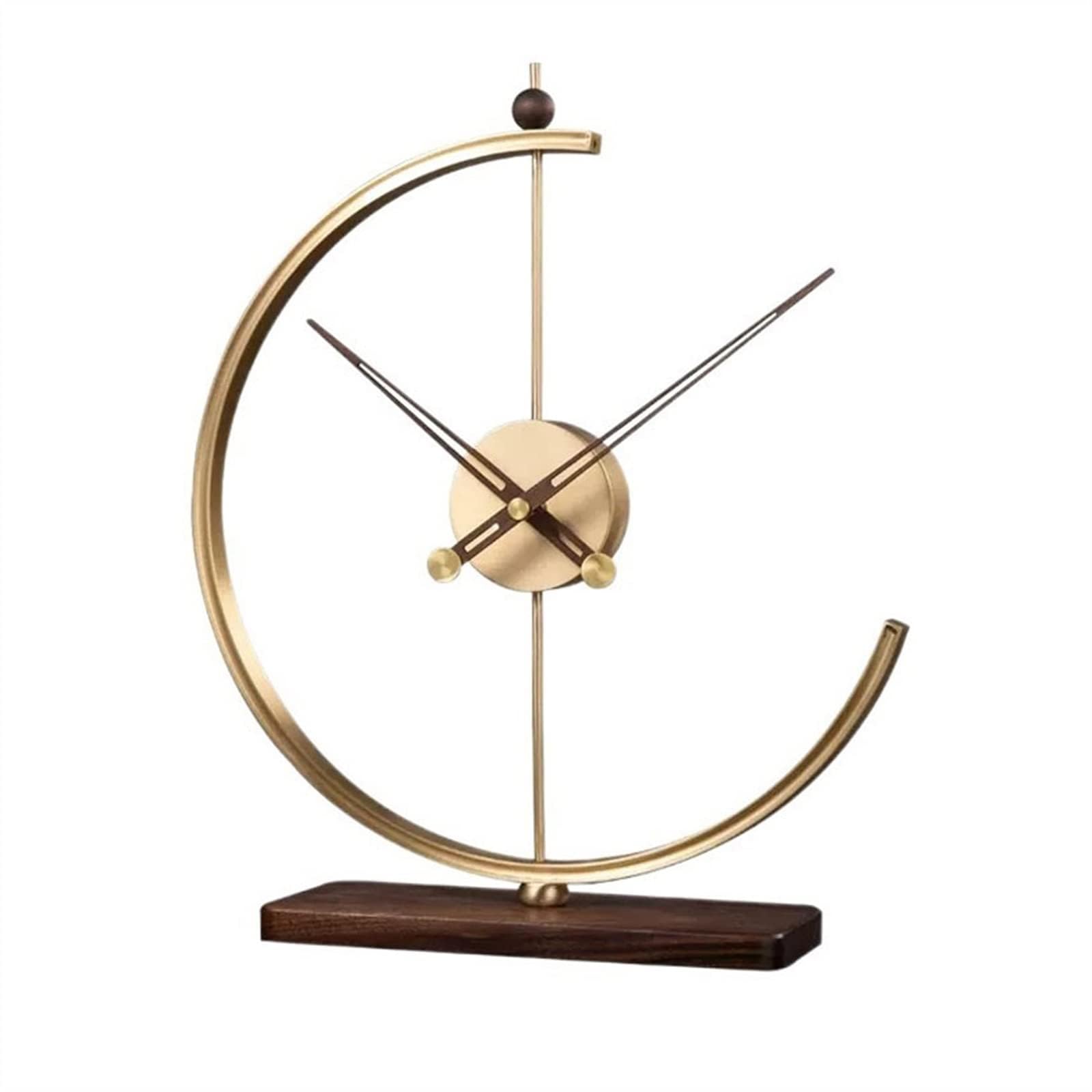 Reloj de escritorio decorativo minimalista para una oficina en casa