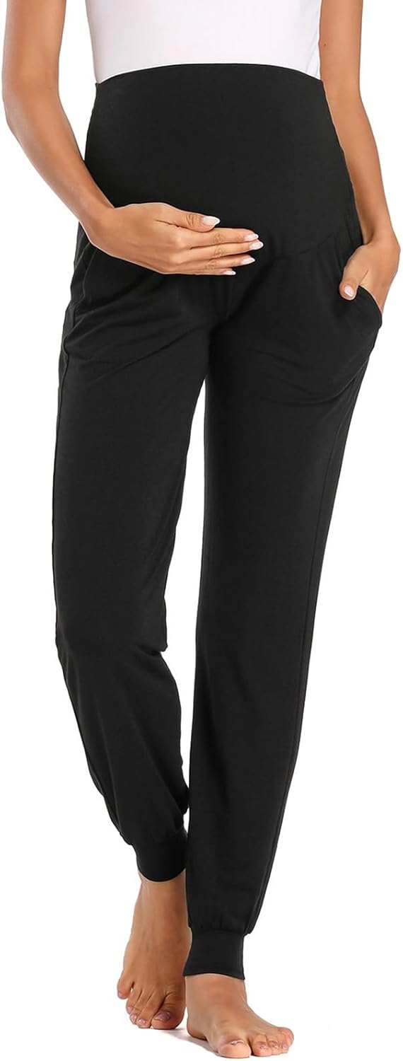 Liu & Qu Maternity Women's Casual Pants Stretchy Comfortable Lounge Pants