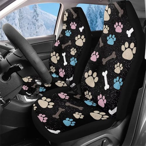 Housses de siège de voiture avant idéales pour voyager proprement en famille avec son chien