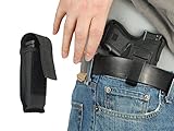 Barsony New Gun IWB Holster + Single Magazine Pouch Compatible with Glock 29 30 32 33 36 Left