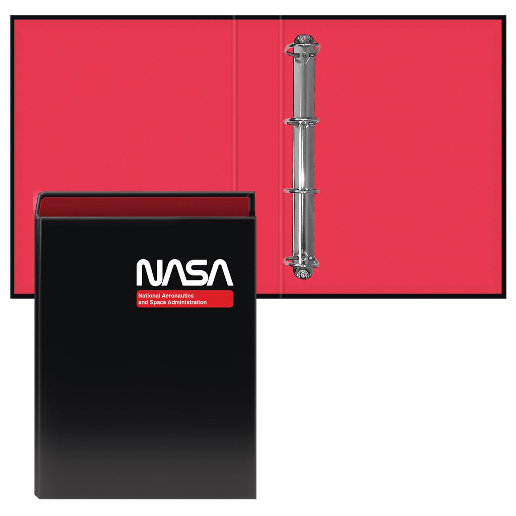 Grand Classeur Rigide 4 Anneaux Dohe - Classeur 4 Anneaux - Capacité 250 Feuilles, Format Folio Classeur Rouge 4 Anneaux