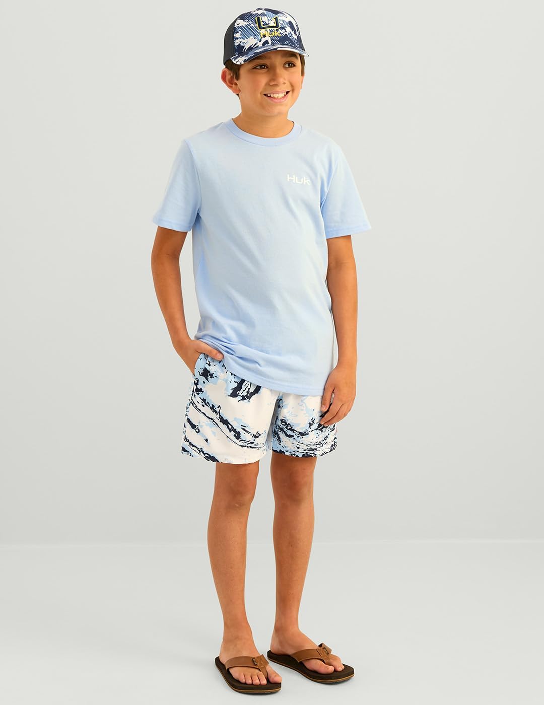 HUK boys Unisex Kids Short Sleeve Performance Tee, Kids Fishing T-shirt - Image 3