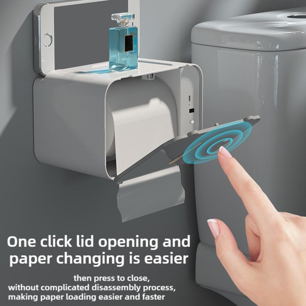 Dispenser Carta Igienica Touchless Intelligente | Elettronico Senza Contatto | Per Bagno E Cucina