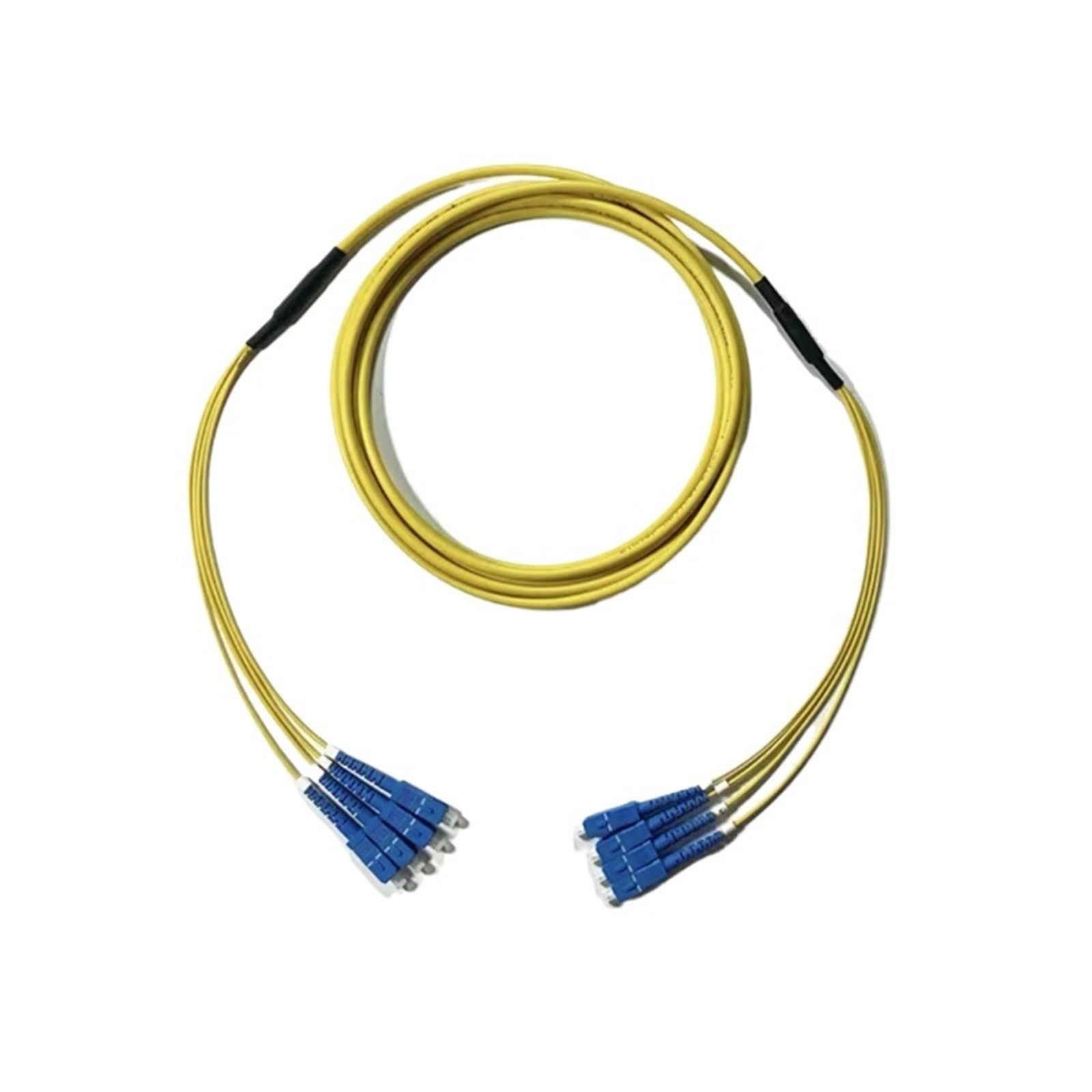 Câble de brassage fibre optique monomode LC-LC 4 cœurs 150-300 m, 200-250 m, SC FC ST E2000 SM, faisceau 4C(200m SC-SC)