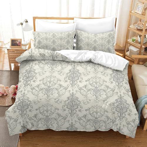 Parure de lit Damas housse de couette microfiche 140x200 single - 3