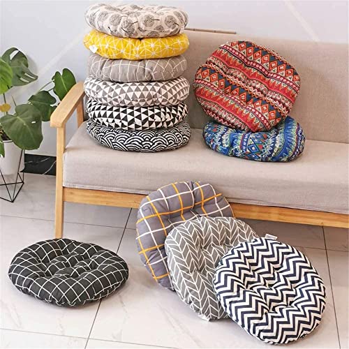 Xmayods Soft Round Chair Cushions Indoor/Outdoor Pad Garden Patio Home Kitchen Office Seat Cushion Floor Pillows Cushion For Furniture Seat Pads (Color : #6, Size : 30Cmx30Cm) #TOP3