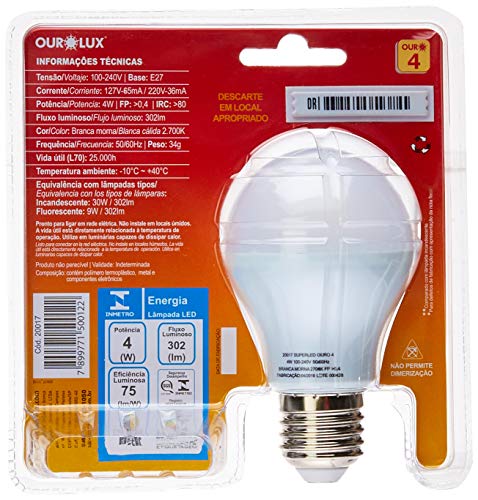 Superled Ouro 4W Biv 2700K