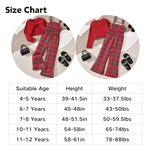 Image of HIHA Girls Sleeveless Jumpsuits Outfit Long Sleeve Twist Front Tops Romper Clothes Set Size 4-12
