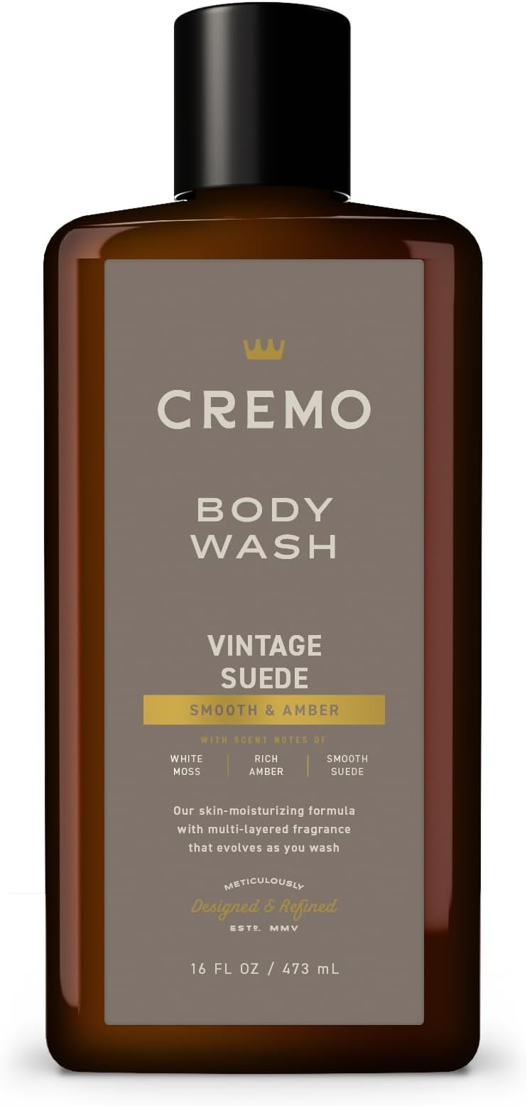 Cremo Body Wash - VINTAGE SUEDE (RESERVE COLLECTION) BODY WASH |473ml | 16 fl Oz