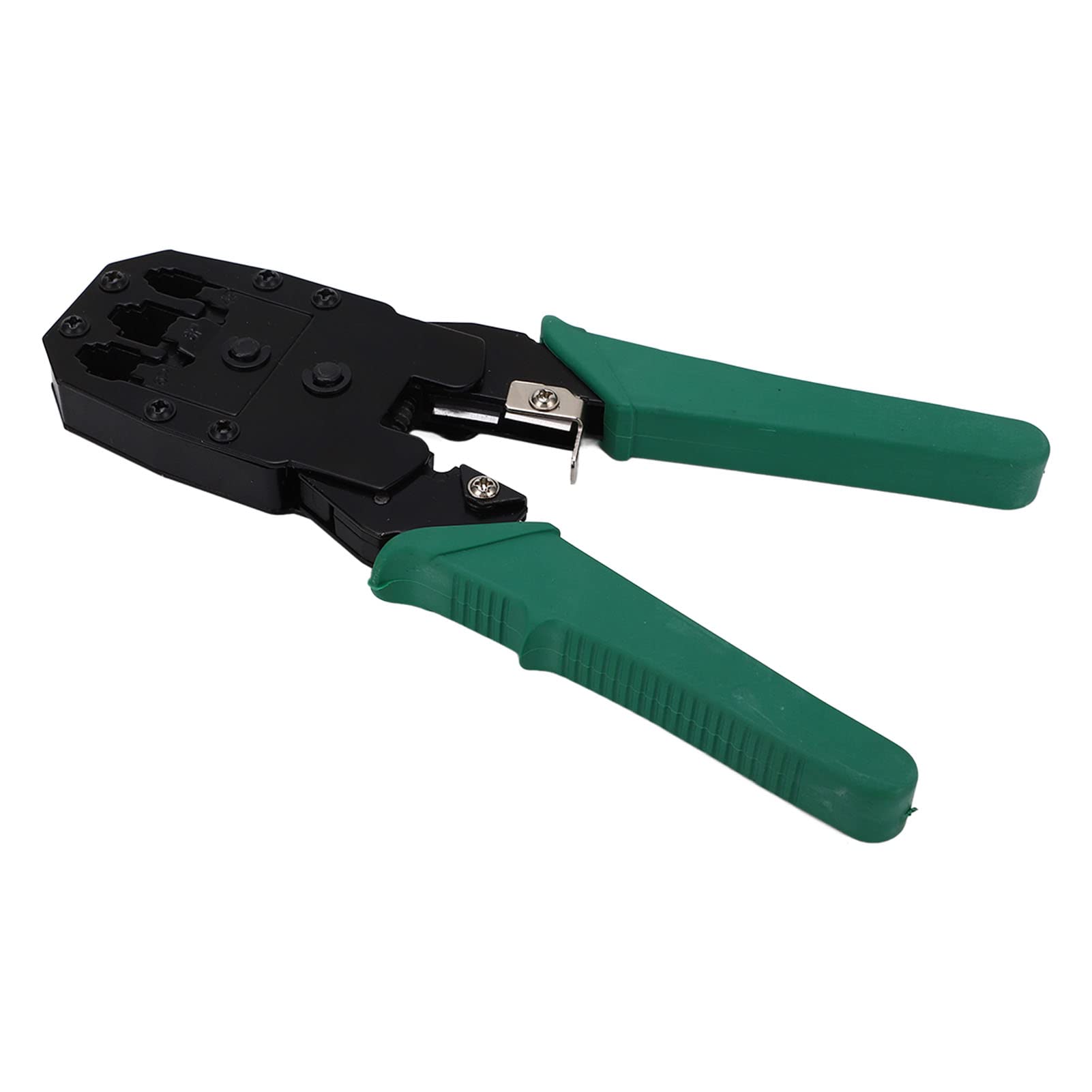 Kit d'outils réseau professionnel 5 en 1, ensemble de sertisseuses de câbles Ethernet portables pour Cat5 Cat5e Cat6 avec sac de rangement de testeur
