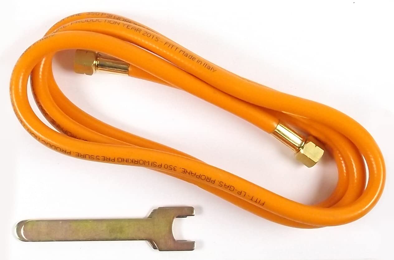 Manguera de gas propano con conector de 2-5 m, manguera de conexión de butano y propano