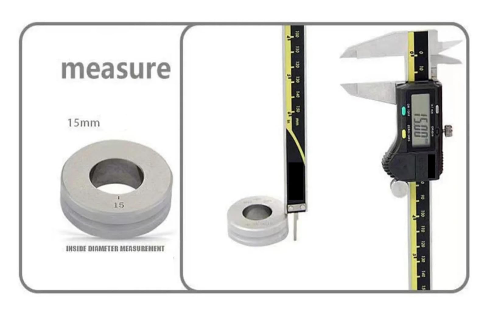 Calibrador digital 500-196-30 Vernier 6 pulgadas 0-150 mm LCD Medición electrónica Herramienta de acero inoxidable(150mm 500-196-20)
