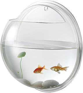 Ipetboom Plantadores Montados Parede Tanque De Peixes De Acrílico Vaso De Acrílico Decoração De Parede De Aquário Aquário De Bolha De Parede Tigela De Peixes De Acrílico Vaso De Flores