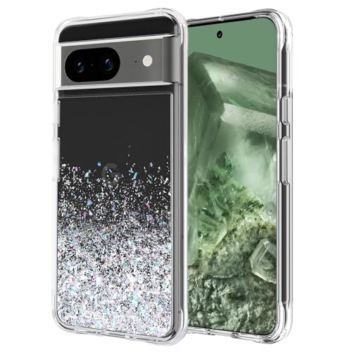 Coque de luxe pour Google Pixel 8 pailletée avec protection antichoc renforcée