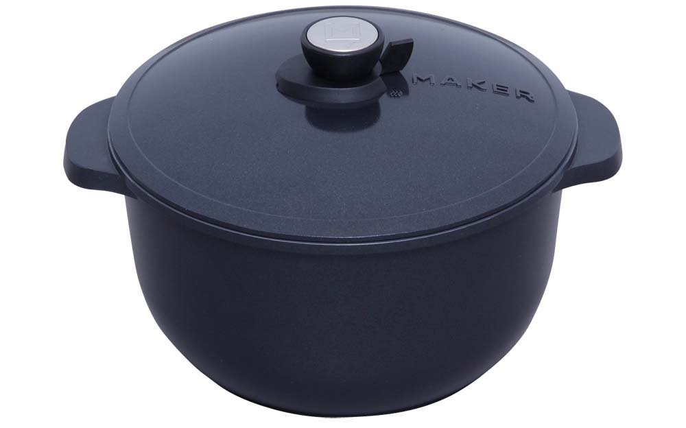 Amazon｜アイリスオーヤマ 両手鍋 無加水鍋 28cm IH対応 ブラック MKSN