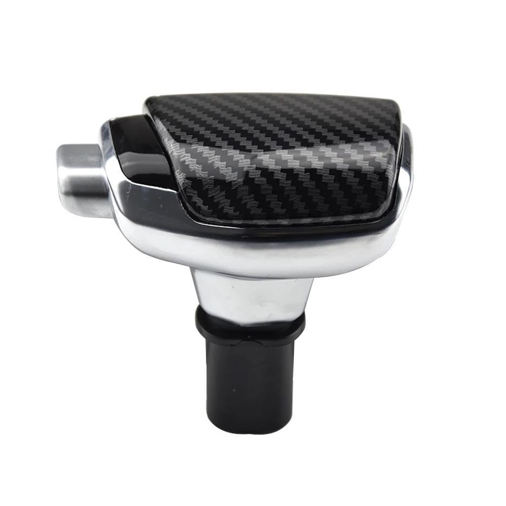 Hyasdbwe Carbon Fiber Leather Automatic Stick Gear Shift Knob Lever Handball For Hyundai Ix35 Ix25 For Mistra For Tucson For Kia For Sportage R K4 K3 Gear Shifter Parts(Carbon Fiber)