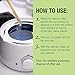 Clean + Easy Professional Deluxe Wax System - Standard Warmer Collars Prevent Drips for Mess-Free, Effortless Cleanup (50 Count)