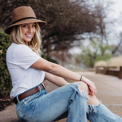 Image of Lucky Brand Straw Hat | Travel | Vacation | Sun Protection | Lightweight | Breathable | Summer | Beach | Straw