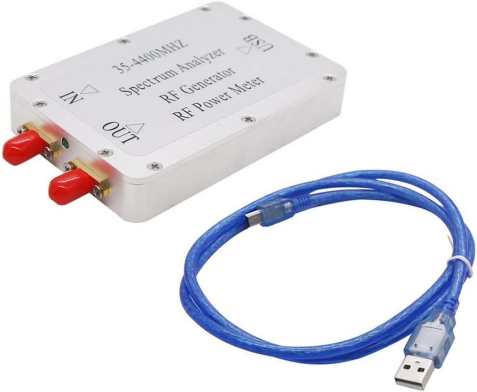 Spectrum Analyzer 35-4400MHz USB RF Frequency Source Power Meter with Cable RF Power Meter with Cable
