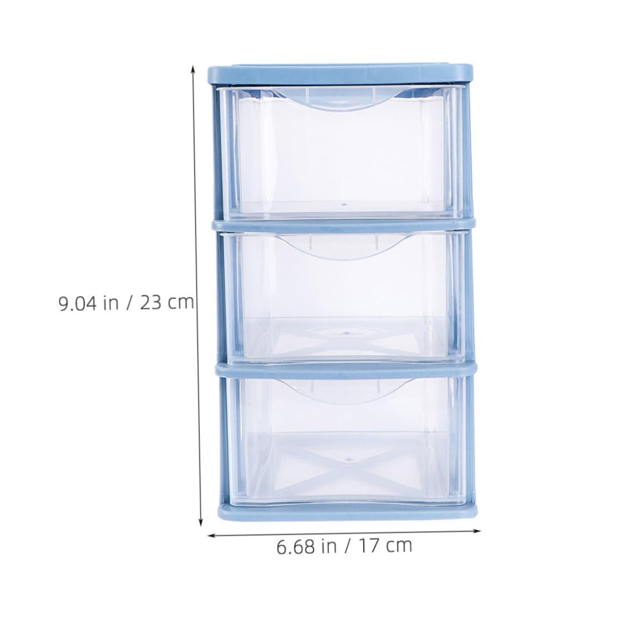 NOLITOY 2 Stück Teiliges Aufbewahrungsbox Transparentes Mehrschichtiges Schubladensystem für Make Up Schuhe und Bürozubehör Platzsparende Organizerbox für Studentenbedarf und Kleinteile