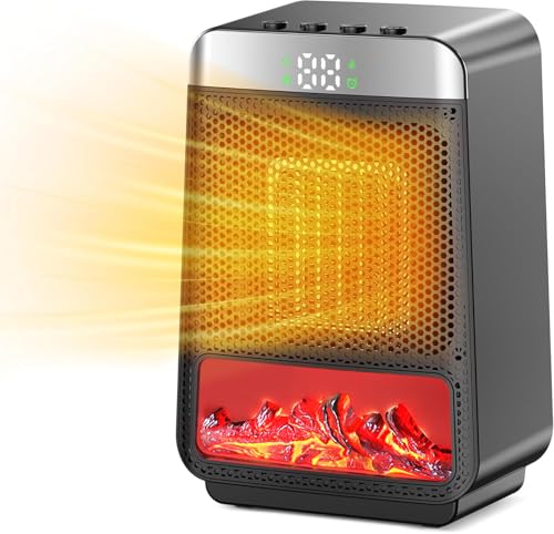 La Mejor Recopilación de Calentones Electricos en Walmart - los más vendidos. 41 Calefactor Eléctrico Cerámica PTC 3 Modos,1500W Calefactor Tipo Torre con Pantalla Digital, Bajo Nivel de Ruido,Función de Temporizador,Protección Temperatura Alta y Vuelco...