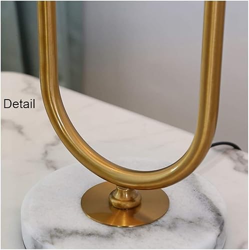 Desk Lamp Light Luxury Metal Table Lamp Push Button Switch Nightstand Lamp Fabric Lampshade Desk Light Modern Bedside Lamp #TOP3