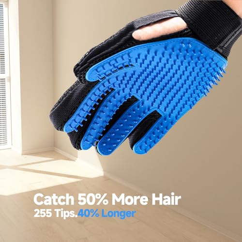 NVNAN Pet Grooming Brush Set: Hair Removal Massage Glove for Short and Long Hair Pets, Suitable for Dogs, Cats, Bath Massage and pet Grooming - Image 8