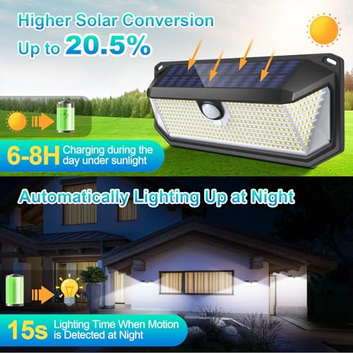 Outdoor Motion Sensor Lights 4-Pack