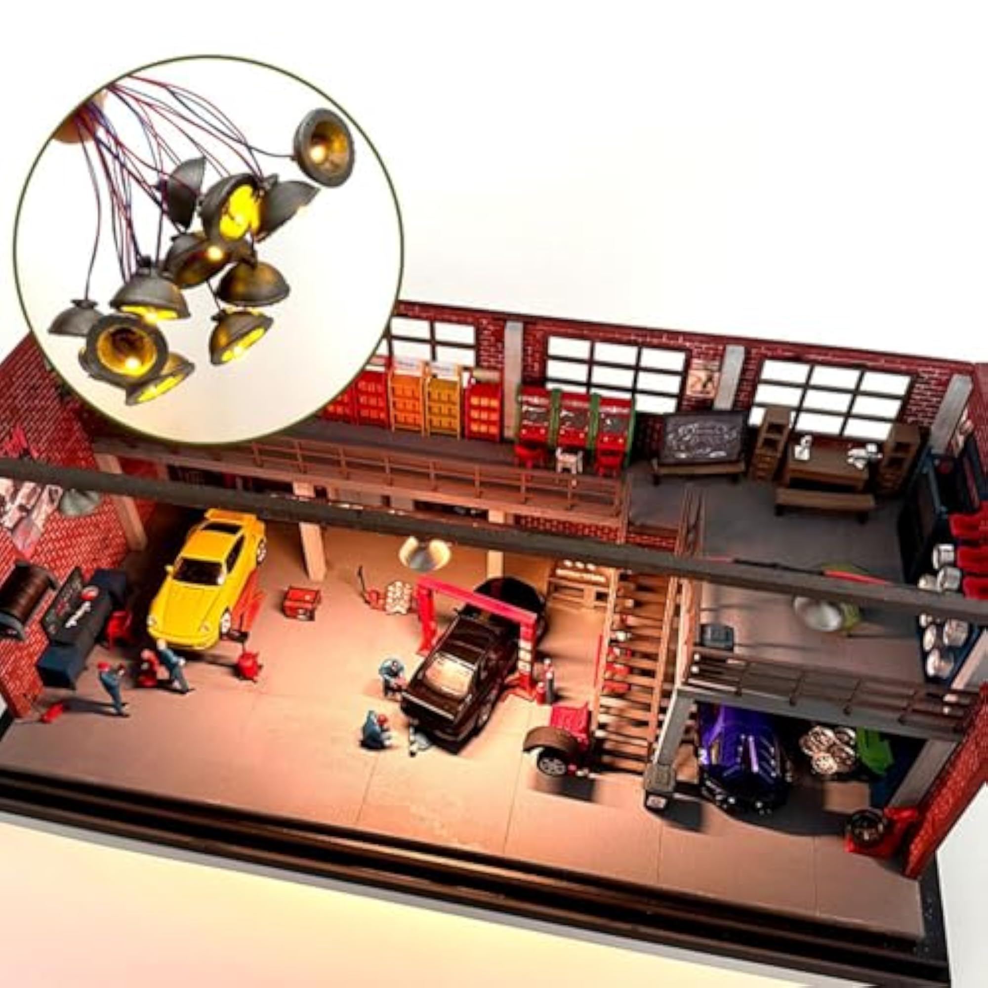 Miniature Model Warehouse Lamp for 1/64 Building