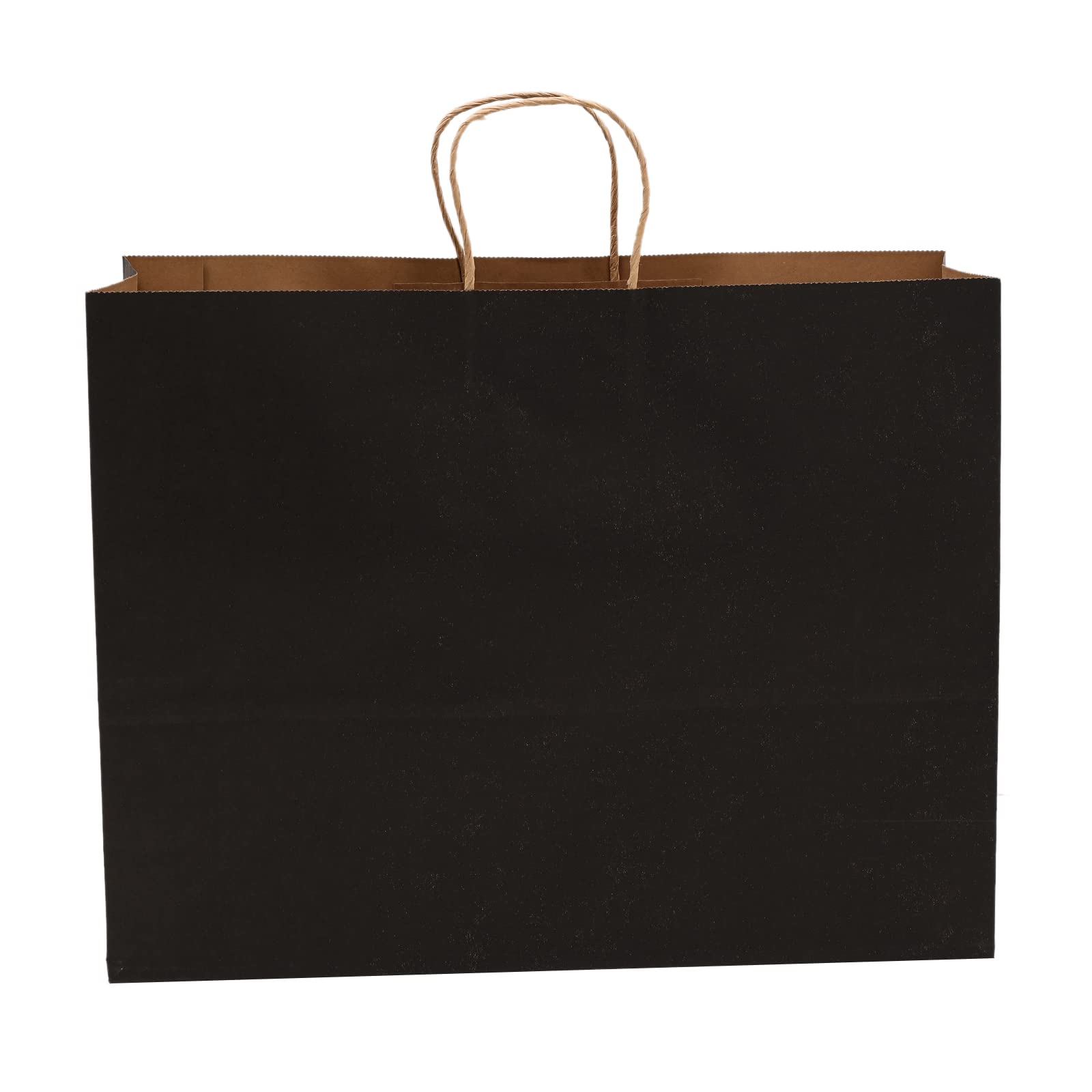 REDDOTGIFT® 12-Pack Paper Bags With Handles Kraft Gift Bags,Shopping Bags (A3 H31*L40*D13cm, Black)