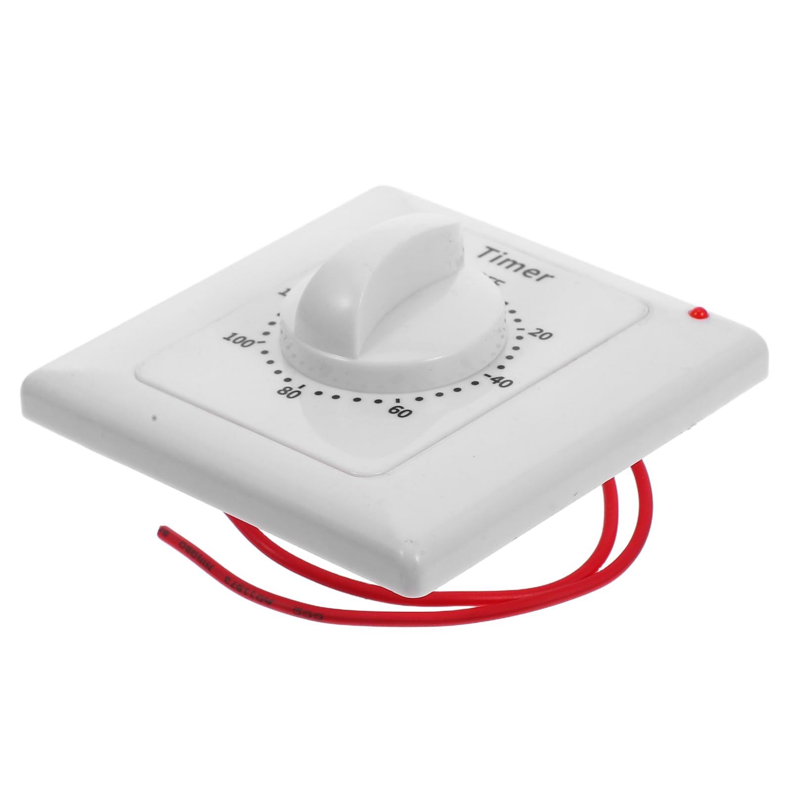 Tofficu Temporizador De Cuenta Regresiva De 120 Minutos (2 Unidades) - Temporizador De Pared con Botón Pulsador Manual con Indicador Led Modo Encendido/Apagado/Bypass para Luces