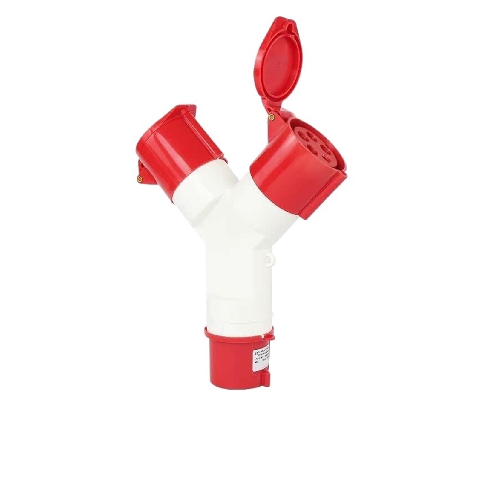 Enchufe y enchufe de aviación industrial impermeable uno en dos salidas tipo Y 3/4/5 núcleos 16A32A, alimentación trifásica no a prueba de explosiones (5 núcleos 32 A)