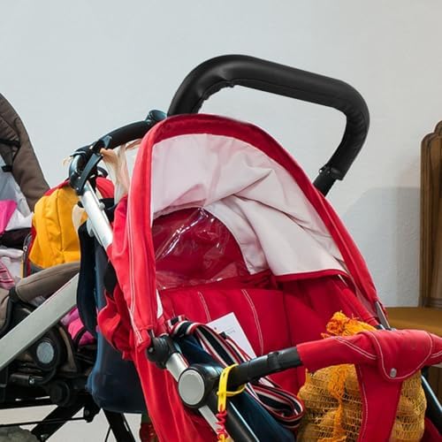 Stroller Pu Leather Handlebar Cover Universal Grip Protector - 5