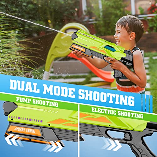 Toprcboxs 2 Pack Automatic Electric Water Gun For Kids Adults - 800Cc Powerful Auto Water Guns, Long Range Shooting Distance Squirt Guns, Super Soaker Gun Outdoor Water Toy Boy Girl Gift For Summer #TOP1