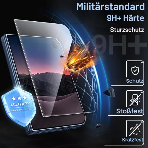 JETech 9H+ Front Schutzfolie für iPhone Duo, 3 Stück – Ansicht 5