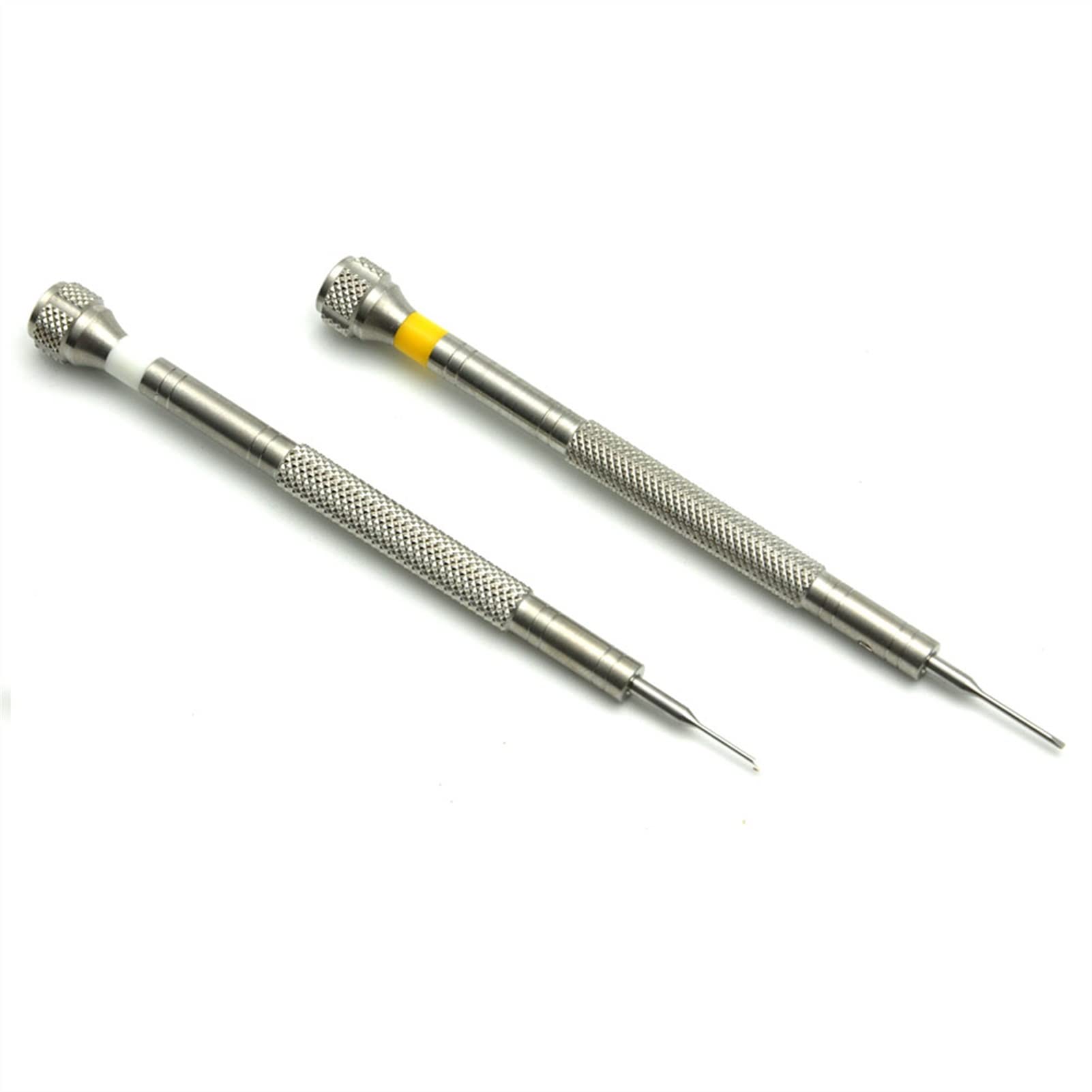 2 sztuki/partia 0,6 mm-2,0 mm płaski śrubokręt do naprawy zegarków, zestaw narzędzi do naprawy zegarków śrubokręt zestaw narzędzi do naprawy zegarków (1,0 mm-1,2 mm) (1,8 mm)