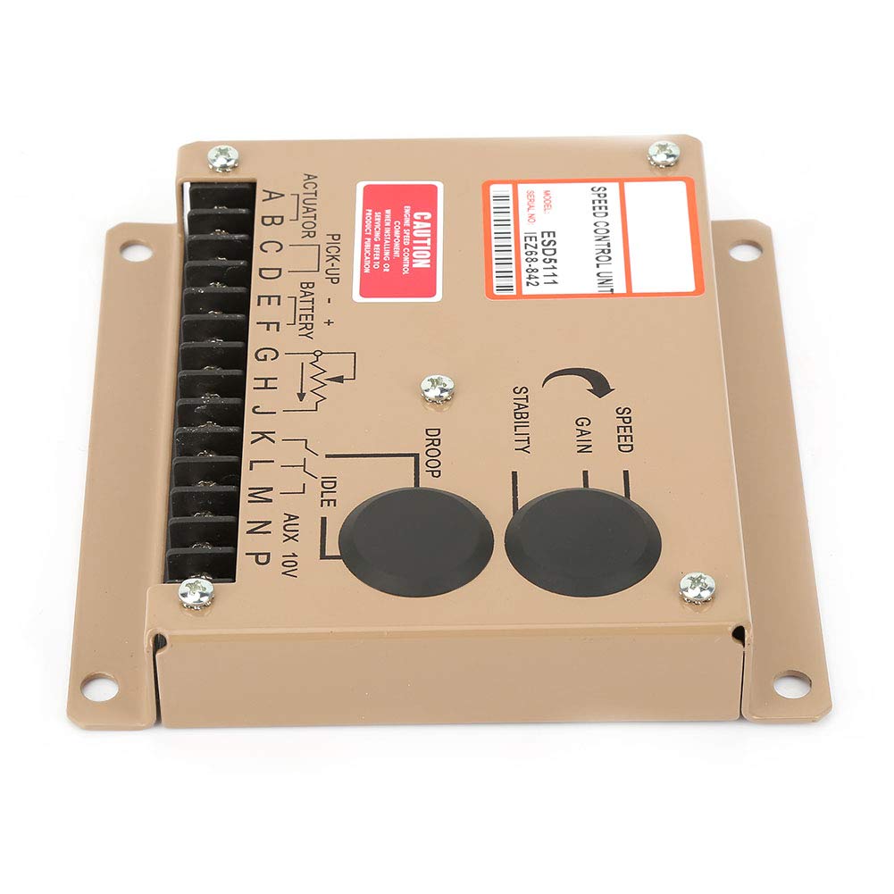 Controlador electrónico de Velocidad del Motor, Tablero regulador electrónico de Velocidad del Motor Ajustable del generador ESD5111