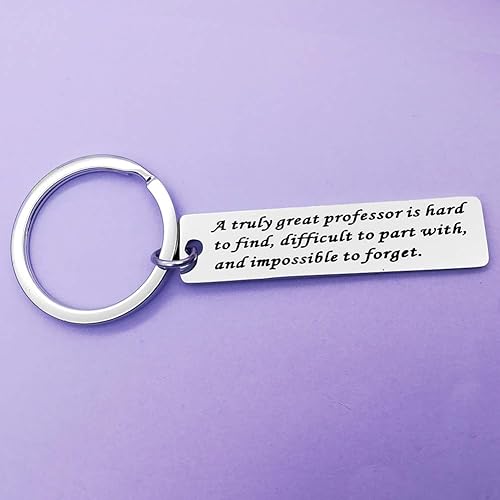 Miniatura 2 de Llavero con texto en inglés "Thank You", regalo para profesor, joyería para profesor, un verdadero profesor es difícil de encontrar difícil de