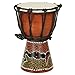 X8 Drums Mini Djembe Drum with Gecko Painted Design