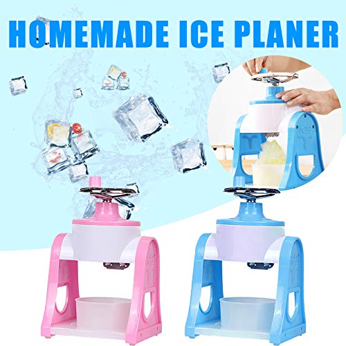 image for Koudehua Household Mini Easy Ice Shaver Crusher Handheld Snow Manual C