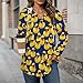 Womens Bodysuit Funny Sunglasses Yellow Rubber Duck Painting T Shirts Long Sleeve Hoodie V Neck Pullover Tops, 2026
