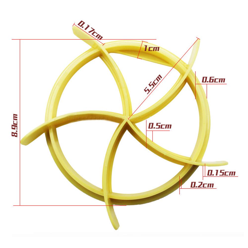 TEAMNIGT 1 Pcs Homemade Bread Roll Maker Mold Cake Bread Slicer Cutting Tool for Kitchen Baking Décor