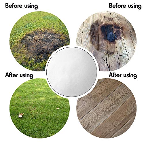 Zxmt Fireproof Mat 36 Inch, Fire Pit Mat For Deck, Heat Resistant Firepit Mat Round, Fiberglass Aluminum Foil Fire Pit Pad For Outdoor Wood Burning, Charcoal Grill, Chiminea, Patio, Grass, Lawn #TOP2