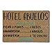 KOKO DOORMATS Felpudo Entrada casa Originales, Felpudo Original Hotel Abuelos|Felpudos Originales y Divertidos para Entrada casa Puerta, terraza o jardín | Fibra de Coco y PVC | 40x60x1.5 cm