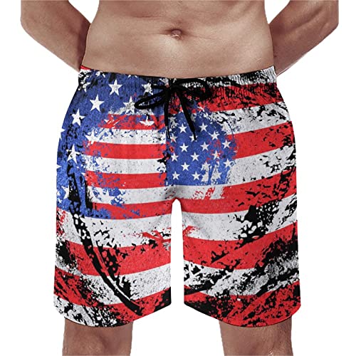 Short de bain pour homme imprimé rétro années 80 90 grande taille 3XL