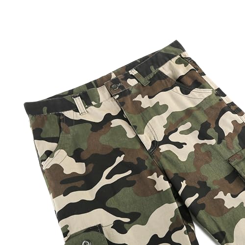 GRAJTCIN Camouflage Pants for Men Camo Cargo Work Pants Trousers with 8 Pockets4