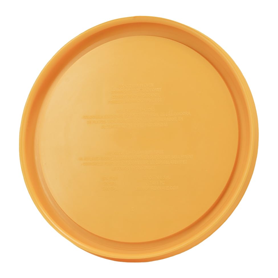 Couvercle Pyrex 7401-PC jaune pour conserver vos repas de 3 tasses